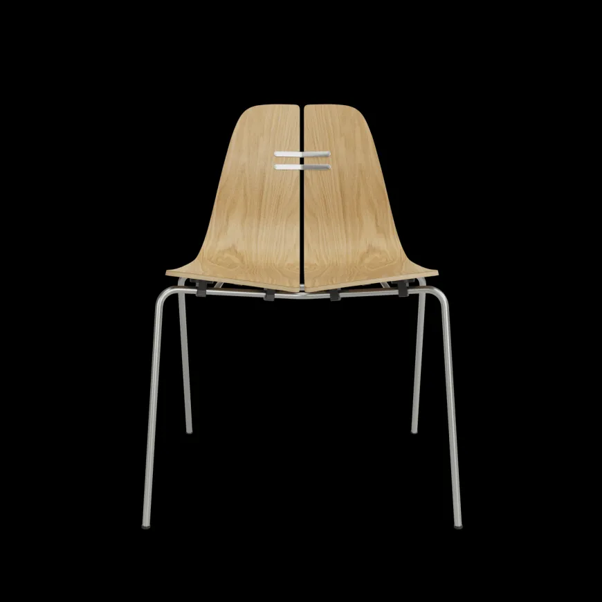 PK3 spisebordsstol, sort ask af Poul Kjærholm