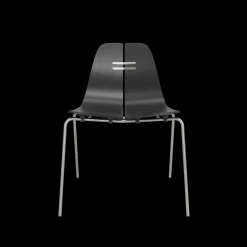 PK3 spisebordsstol, sort ask af Poul Kjærholm