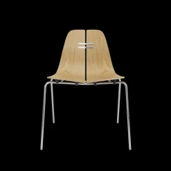 PK3 spisebordsstol, valnød af Poul Kjærholm