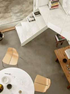 PK3 spisebordsstol, valnød af Poul Kjærholm