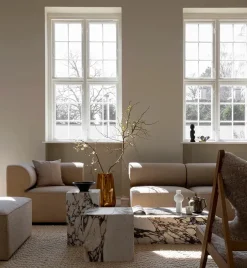 Plinth Cubic, grey galaxy marble fra Audo Copenhagen