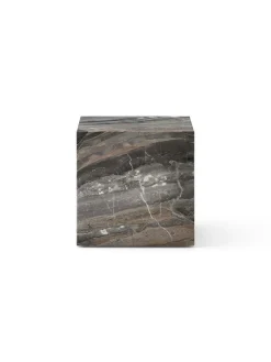 Plinth Cubic, grey galaxy marble fra Audo Copenhagen