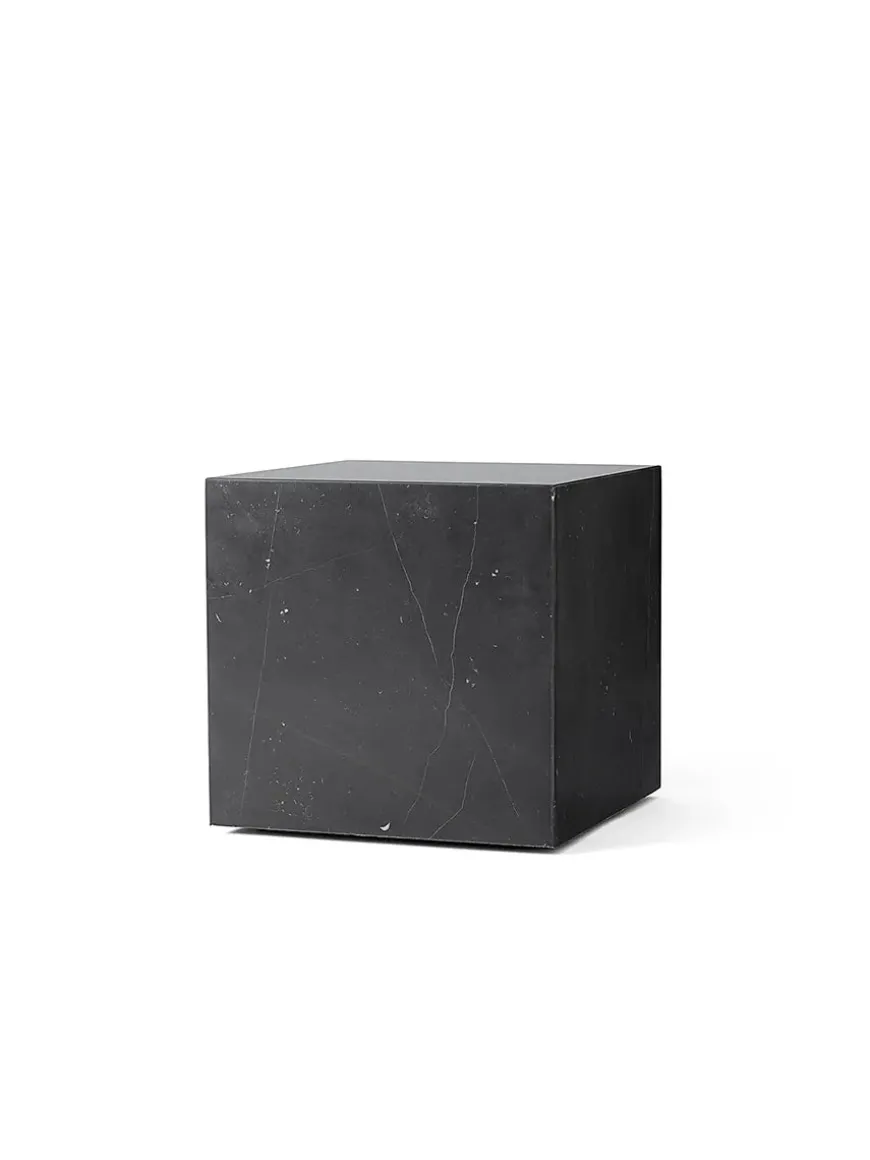 Plinth Cubic, grey galaxy marble fra Audo Copenhagen
