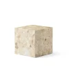 Plinth Cubic Sand Kunis Breccia marmor fra Audo Copenhagen