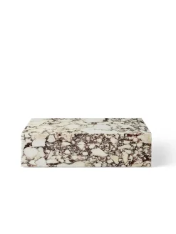 Plinth Low Sand Kunis Breccia marmor fra Audo Copenhagen