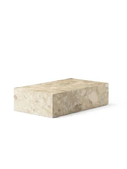 Plinth Low Sand Kunis Breccia marmor fra Audo Copenhagen