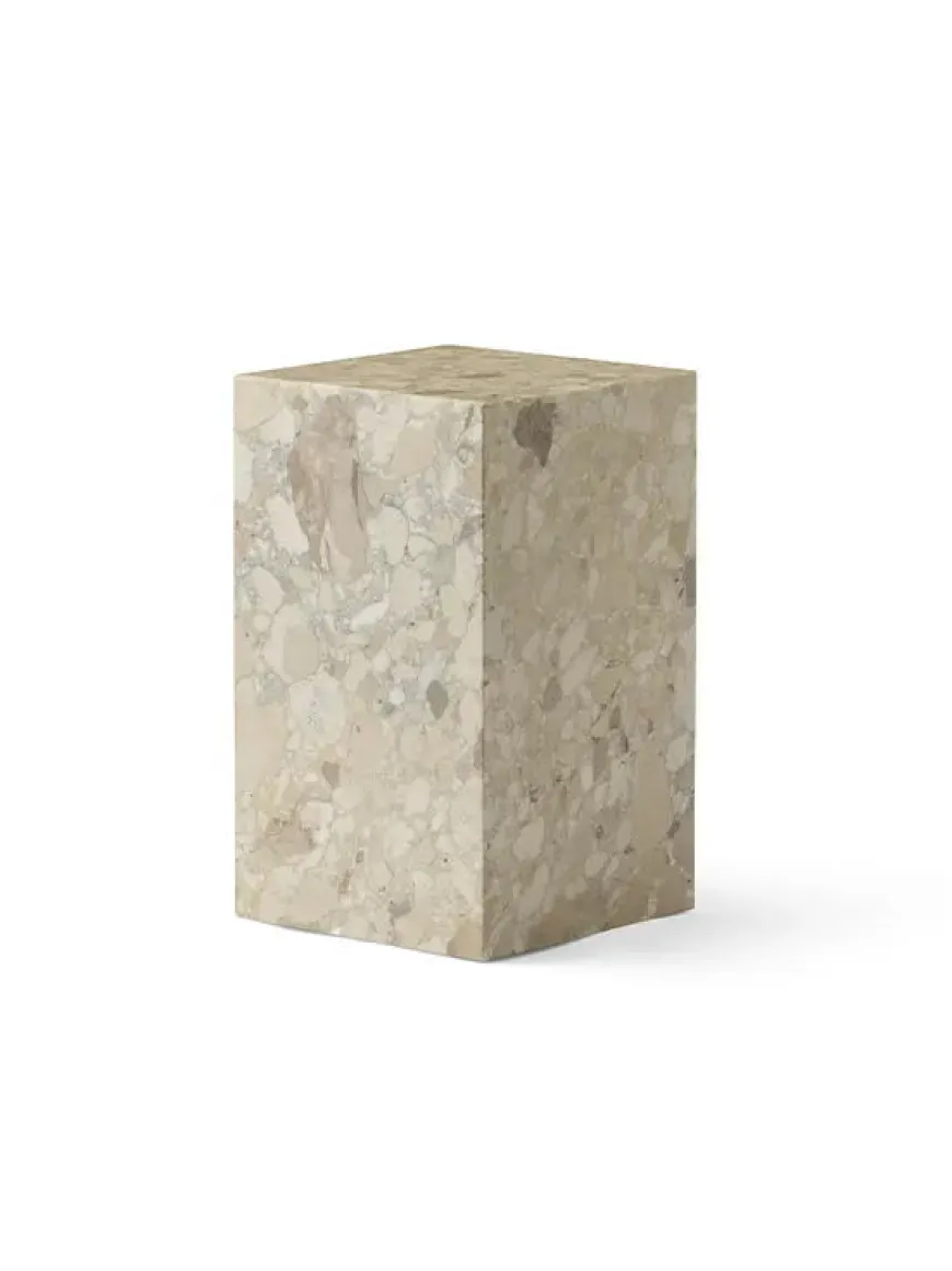 Plinth Tall, grey galaxy marble fra Audo Copenhagen