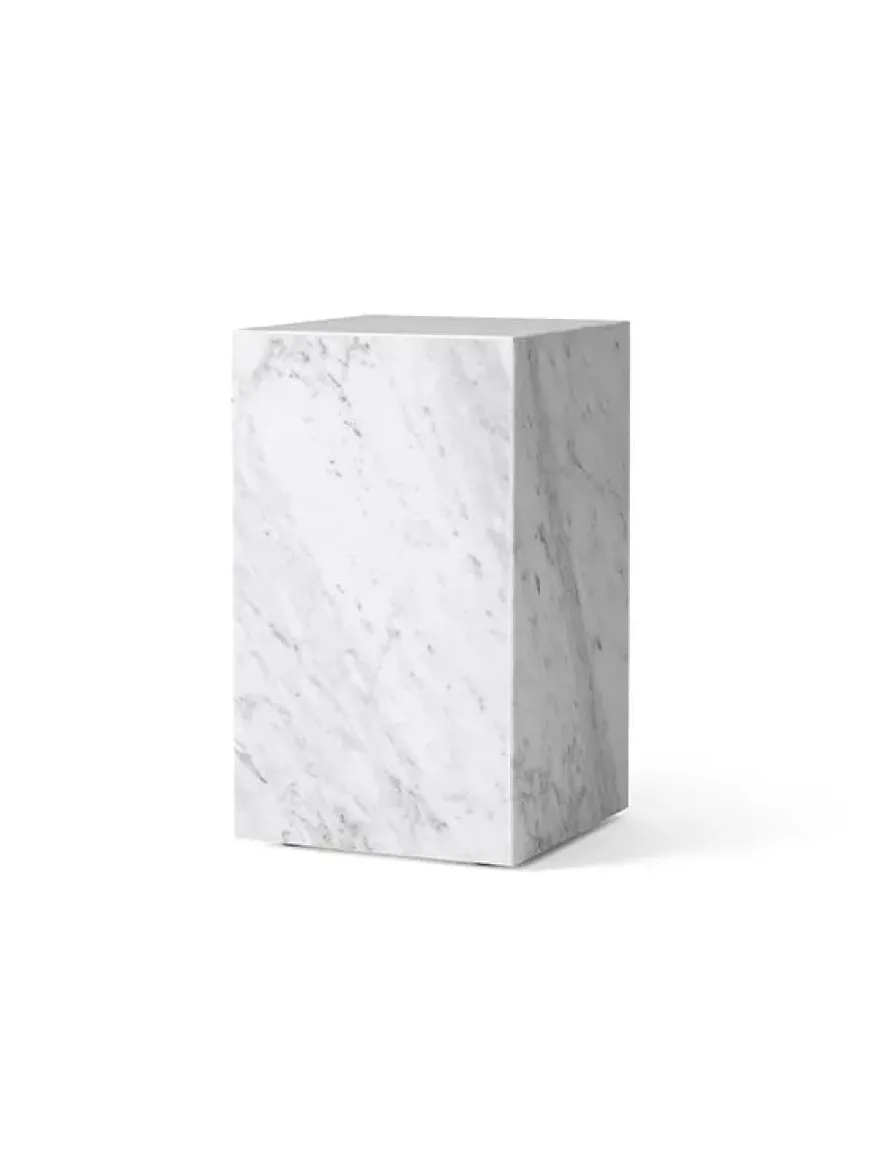 Plinth Tall, grey galaxy marble fra Audo Copenhagen