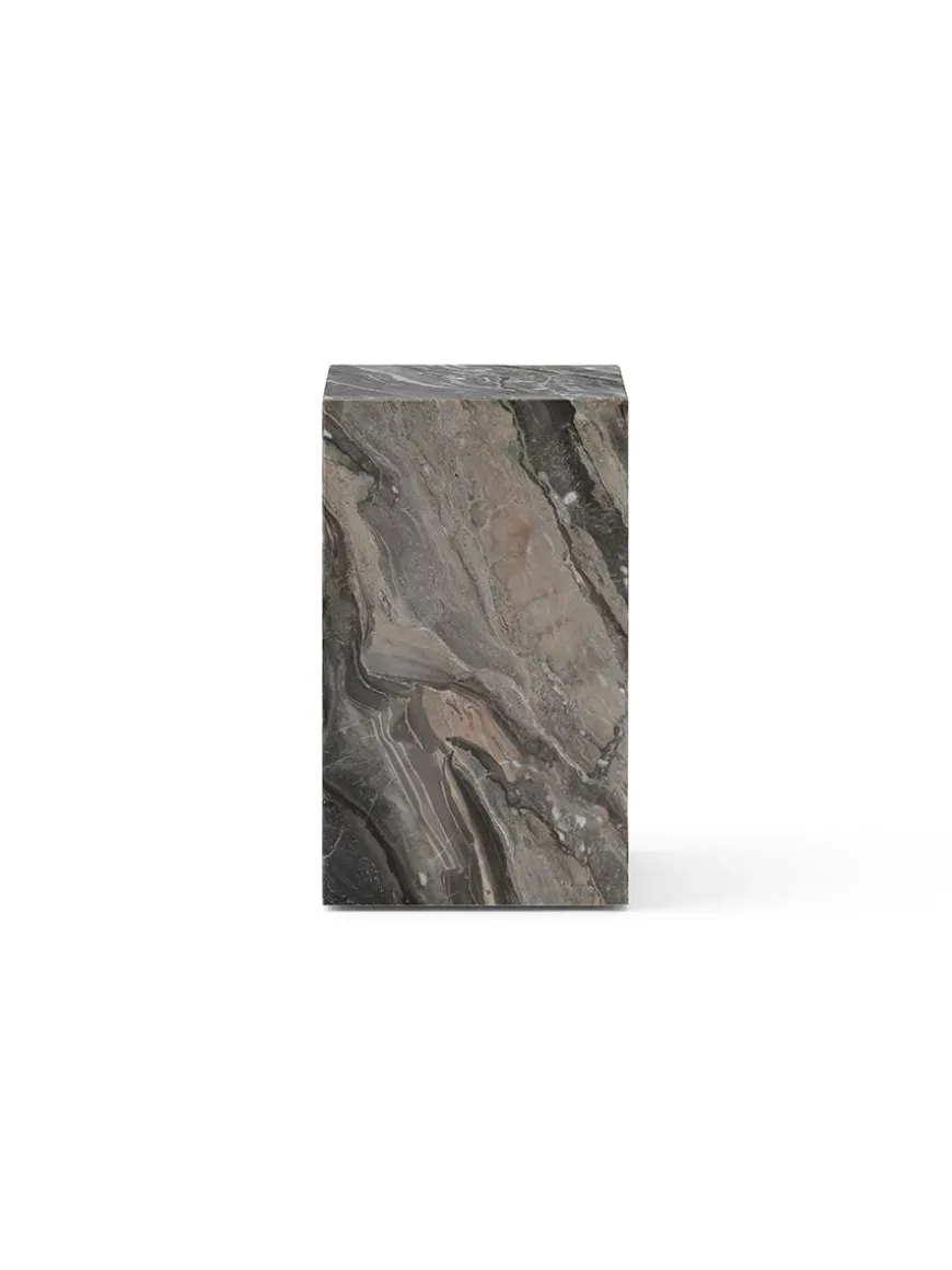 Plinth Tall, grey galaxy marble fra Audo Copenhagen