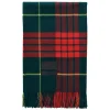 Queen blanket - Lipstick red tartan fra Magniberg