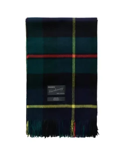 Queen blanket - Lipstick red tartan fra Magniberg