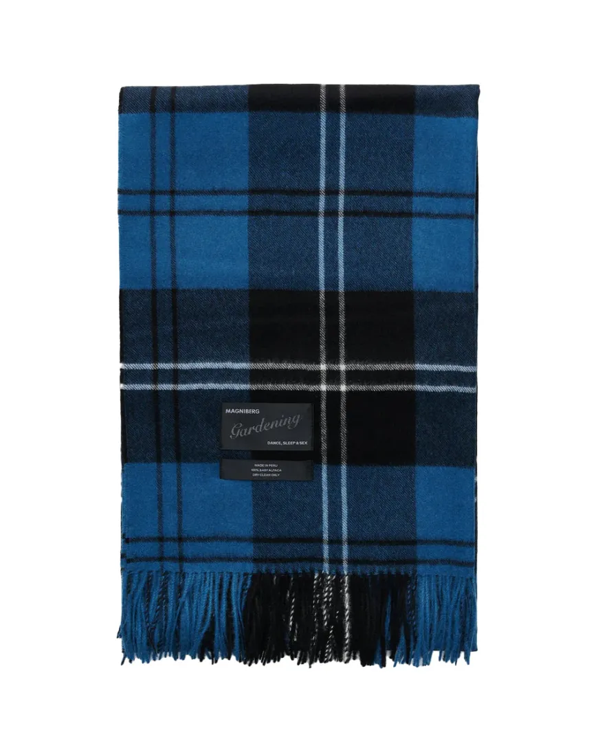 Queen blanket - Lipstick red tartan fra Magniberg