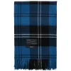 Queen blanket - Volvo blue tartan fra Magniberg