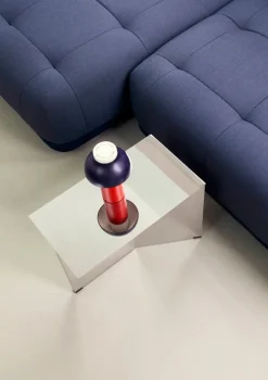 Quilton 2,5 pers. sofa, Flamiber Cream A5, venstre fra Hay