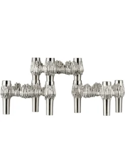 Quist Lysestage, børstet krom fra STOFF Nagel