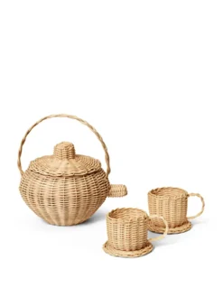 Rattan Tea Set fra Ferm Living