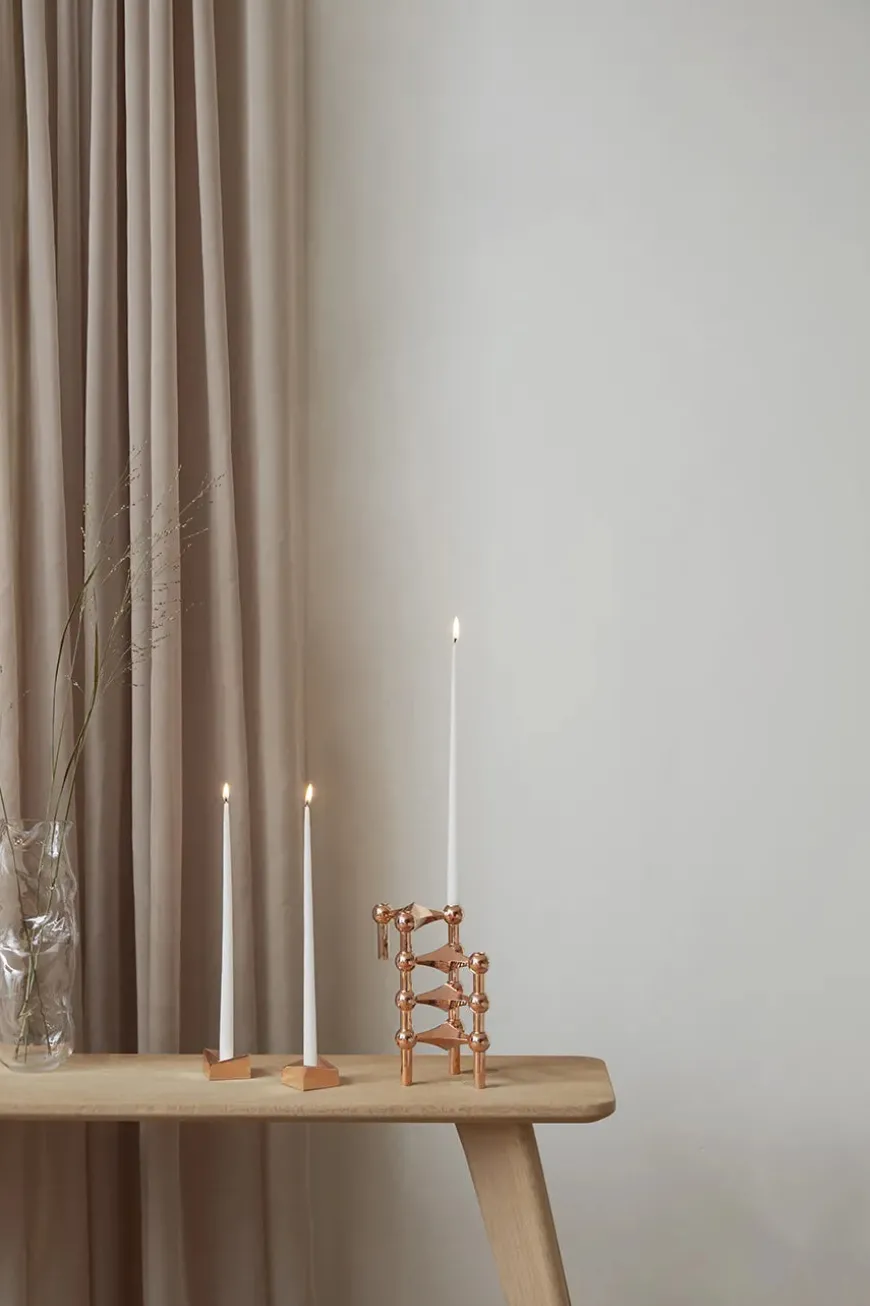 Reflect Lysestage, rosa guld fra STOFF Nagel