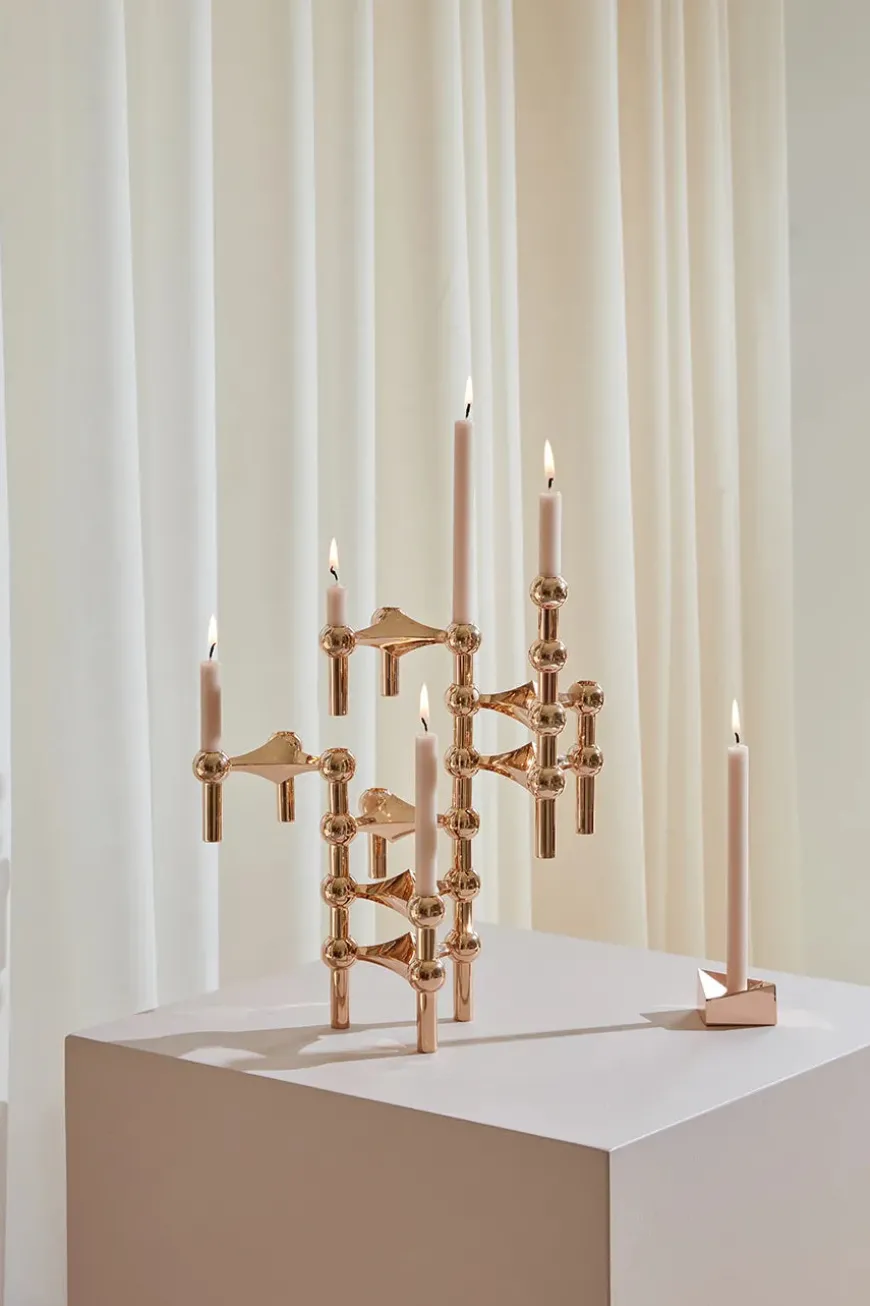 Reflect Lysestage, rosa guld fra STOFF Nagel