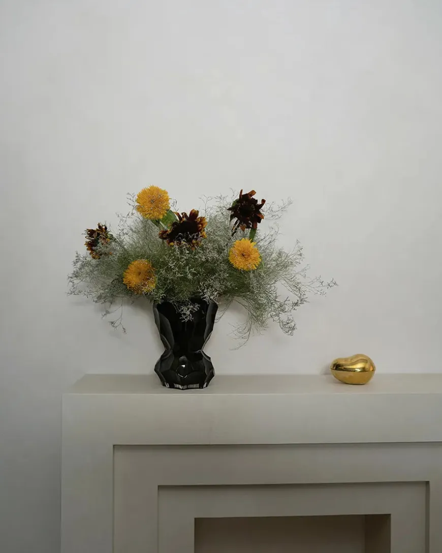 Reflection Vase, klar glas fra Hein Studio