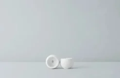 Rhombe fyrfadsstager, 2 stk fra Lyngby Porcelæn