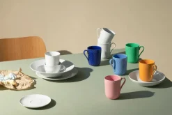 Rhombe krus m. hank, gul fra Lyngby Porcelæn