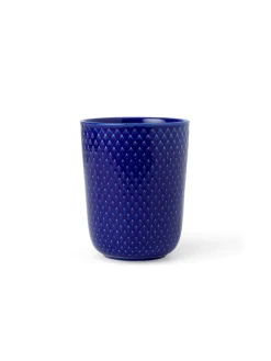 Rhombe krus, turkis fra Lyngby Porcelæn