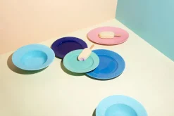 Rhombe tallerken, sand Ø27 cm fra Lyngby Porcelæn