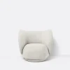 Rico Lounge Chair, bouclé i off-white fra Ferm Living
