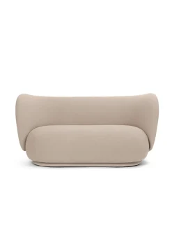 Rico Sofa 2 Grain, chocolate fra Ferm Living