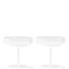 Ripple Champagne Saucers Frosted, sæt á 2 fra Ferm Living