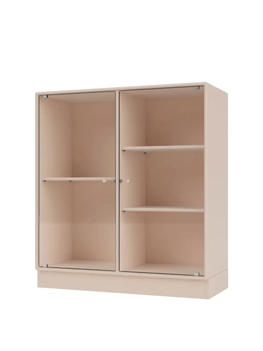 Ripple II Vitrineskab, inkl. sokkel fra Montana