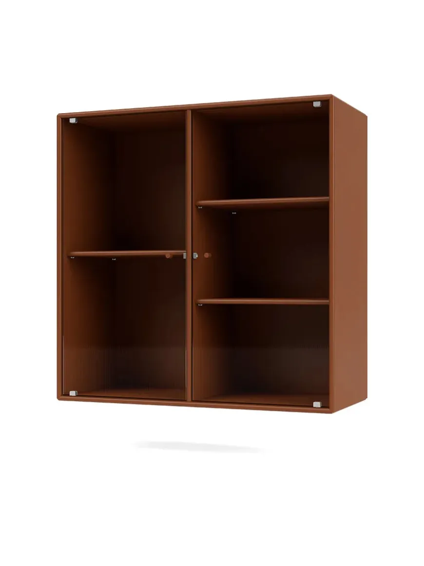 Ripple II Vitrineskab, inkl. sokkel fra Montana