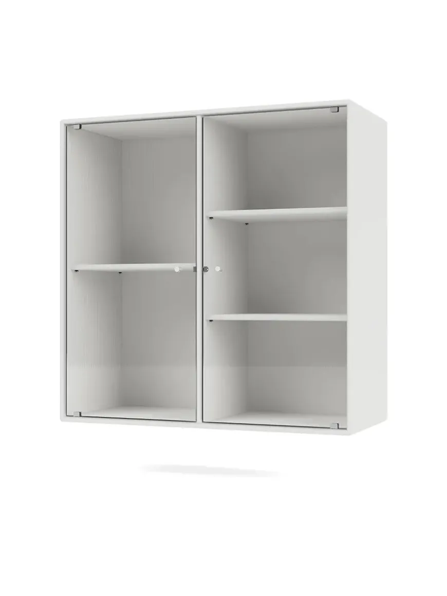 Ripple II Vitrineskab, inkl. sokkel fra Montana