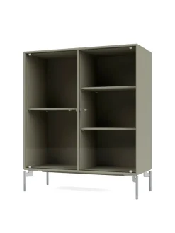 Ripple II Vitrineskab, inkl. sokkel fra Montana