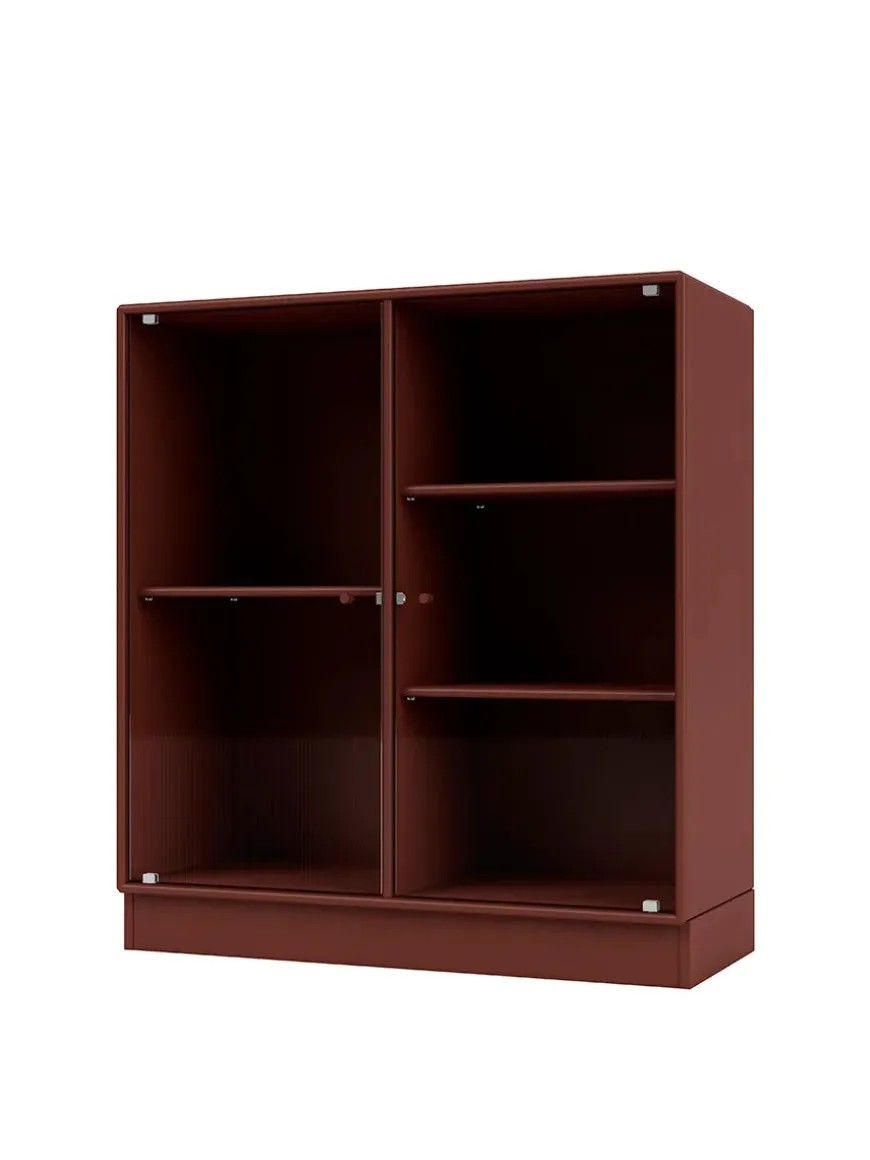 Ripple II Vitrineskab, inkl. sokkel fra Montana