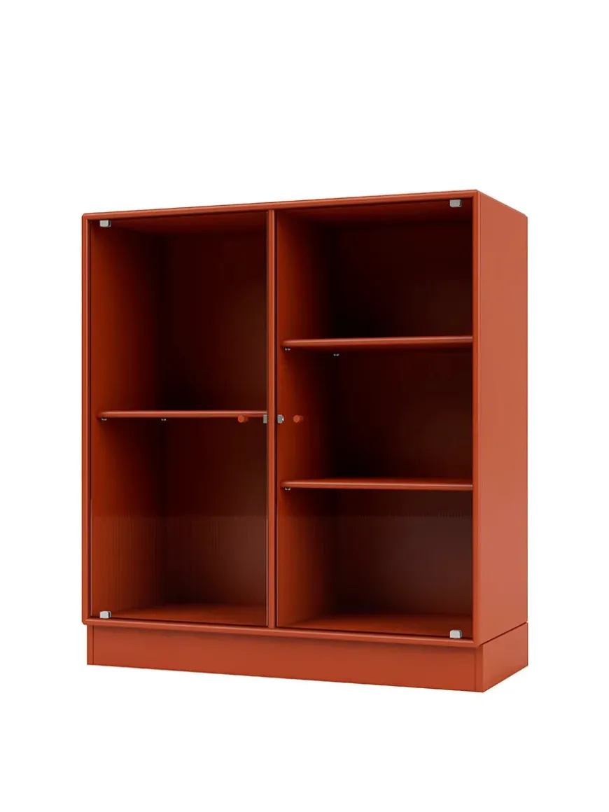 Ripple II Vitrineskab, inkl. sokkel fra Montana