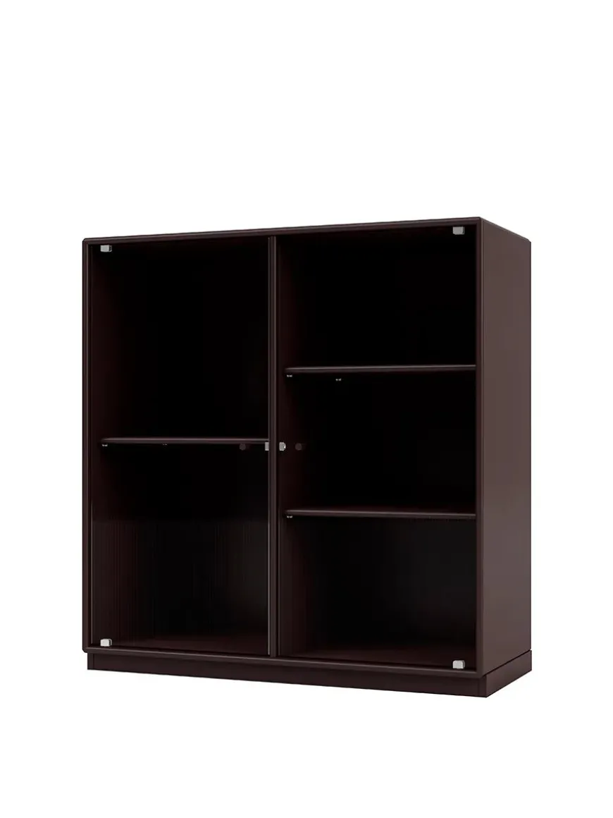 Ripple II Vitrineskab, inkl. sokkel fra Montana