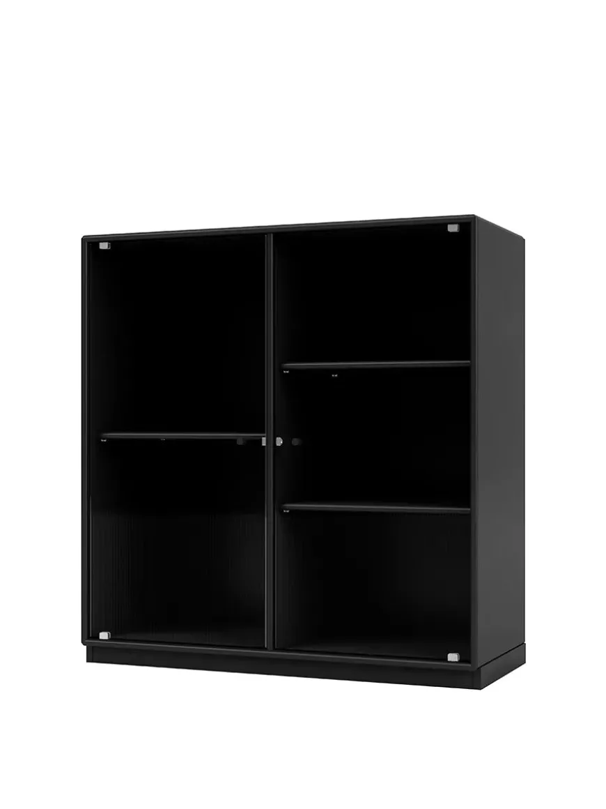 Ripple II Vitrineskab, inkl. sokkel fra Montana