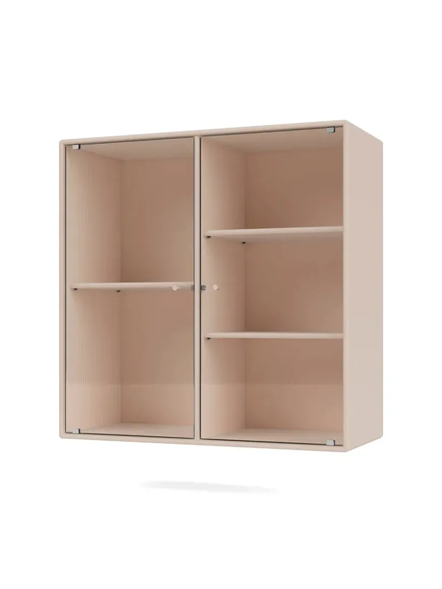 Ripple II Vitrineskab, inkl. sokkel fra Montana