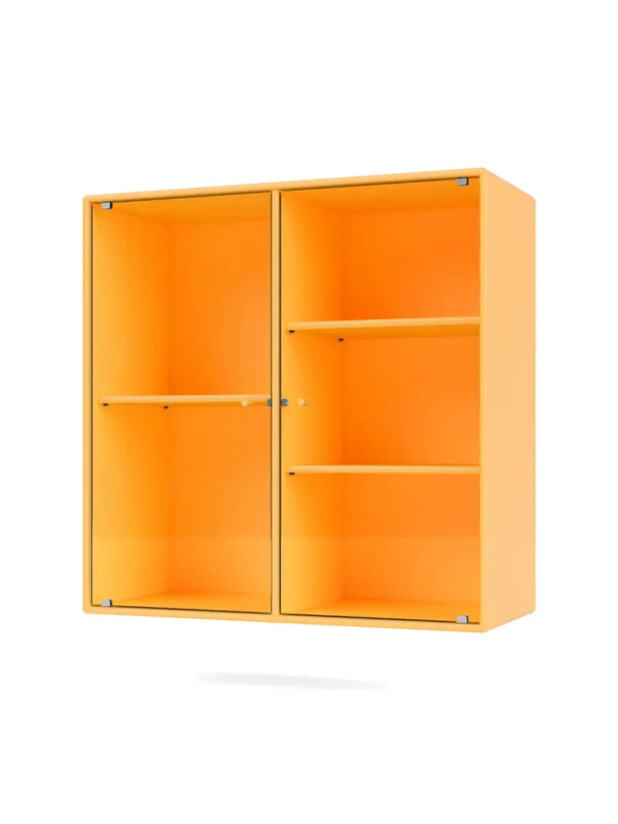 Ripple II Vitrineskab, inkl. sokkel fra Montana