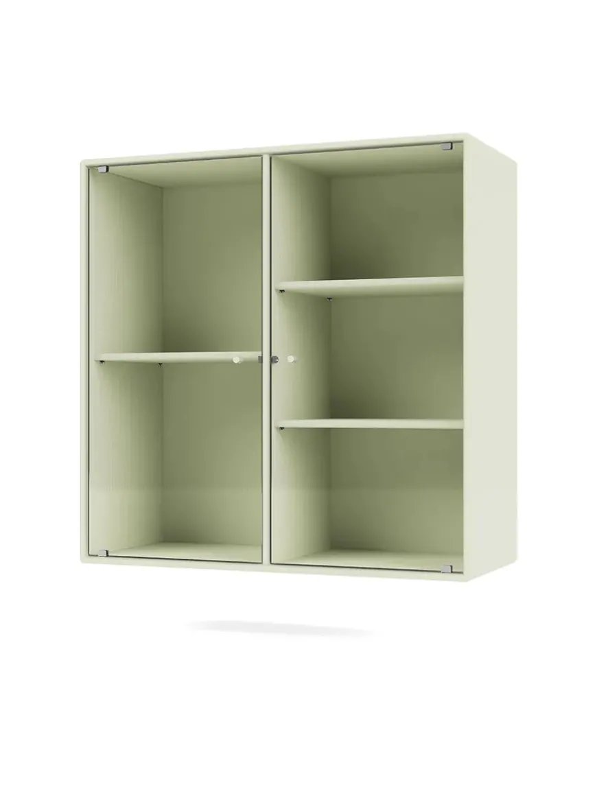 Ripple II Vitrineskab, inkl. sokkel fra Montana