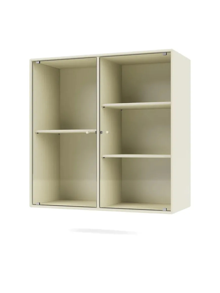 Ripple II Vitrineskab, inkl. sokkel fra Montana