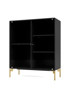 Ripple II Vitrineskab, inkl. ben fra Montana