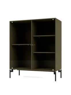 Ripple II Vitrineskab, inkl. ben fra Montana