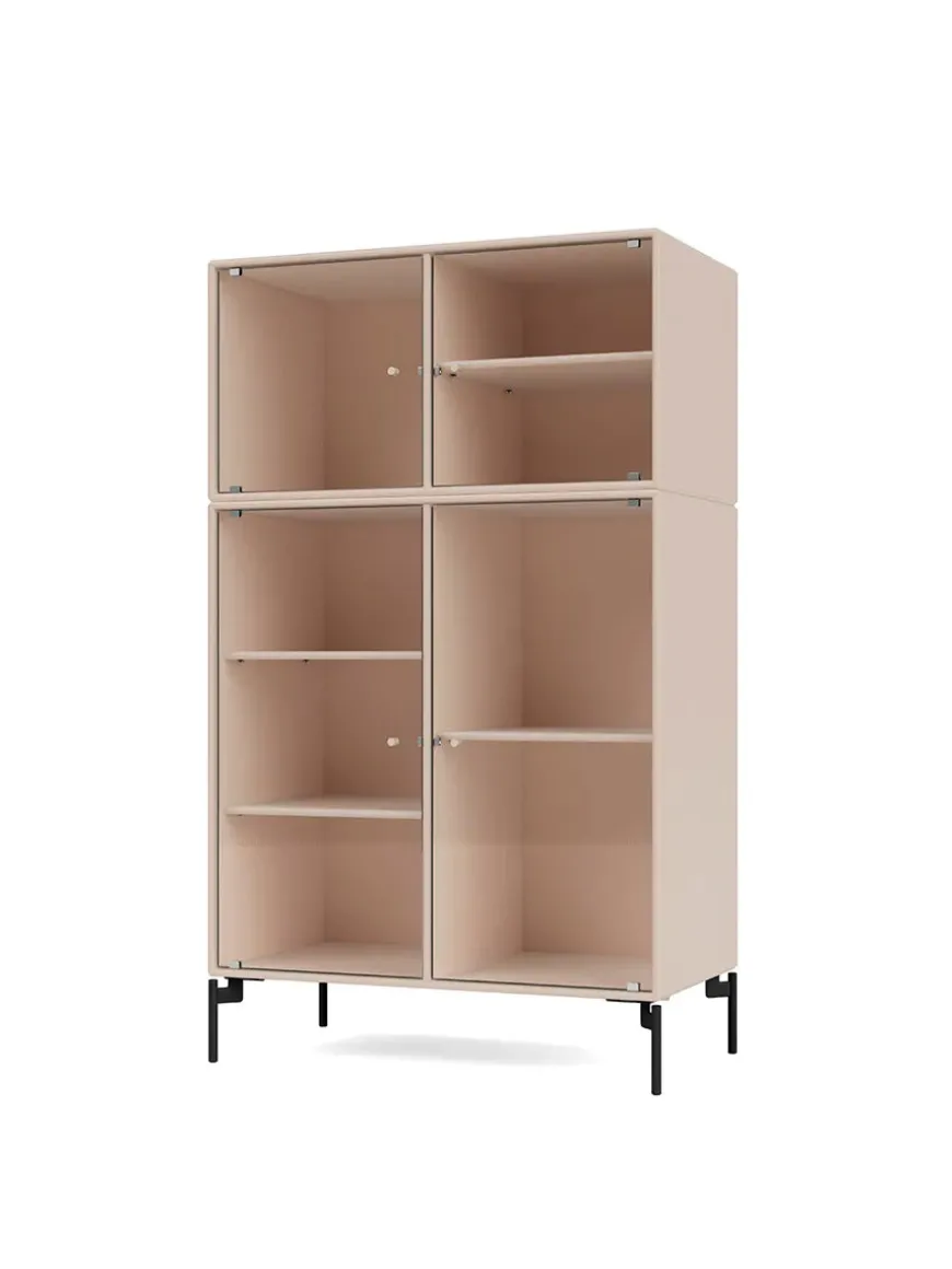 Ripple III Vitrineskab, inkl. ben fra Montana