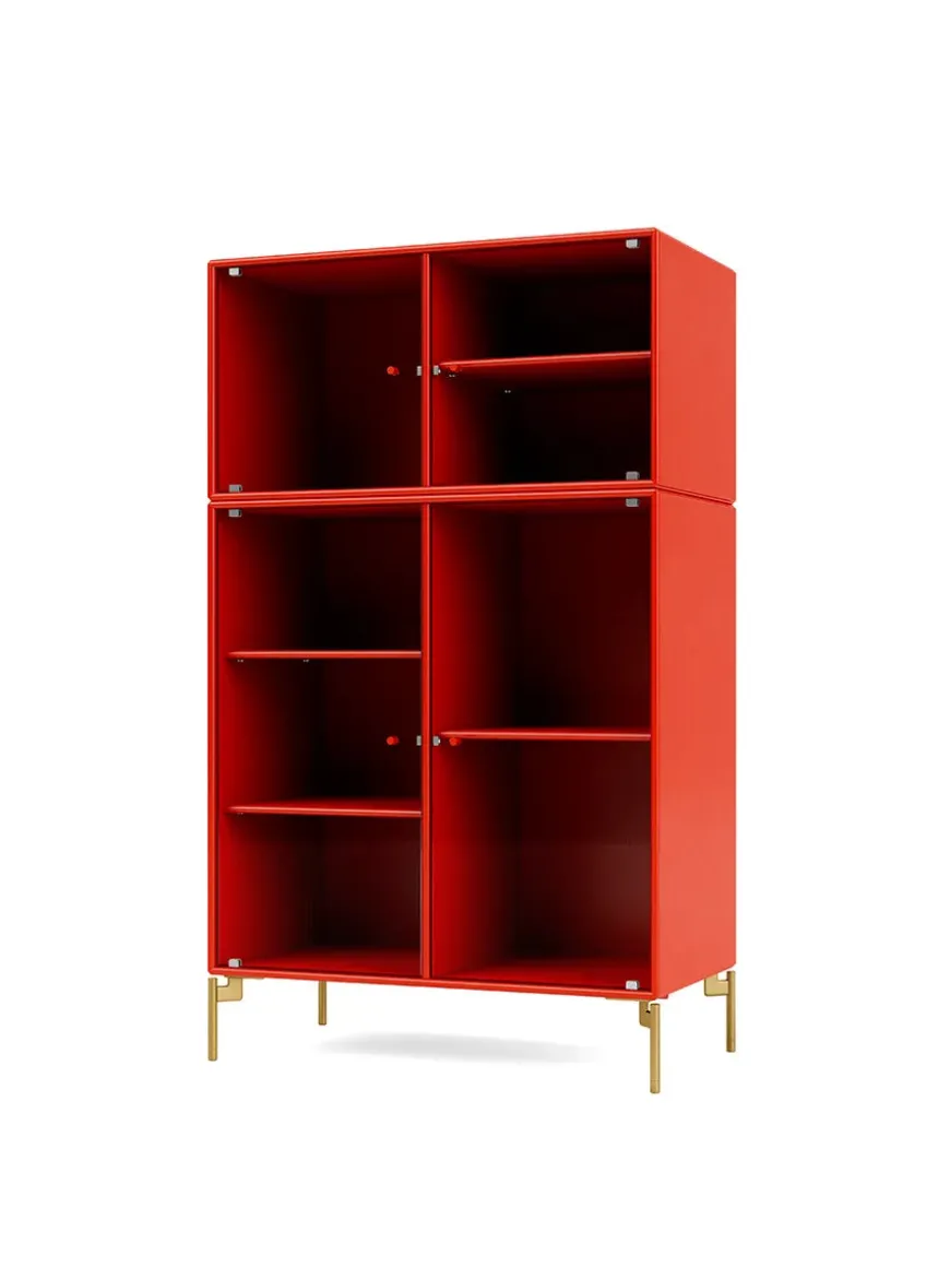 Ripple III Vitrineskab, inkl. ben fra Montana