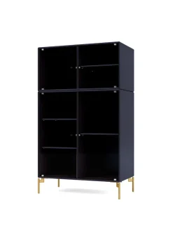 Ripple III Vitrineskab, inkl. ben fra Montana