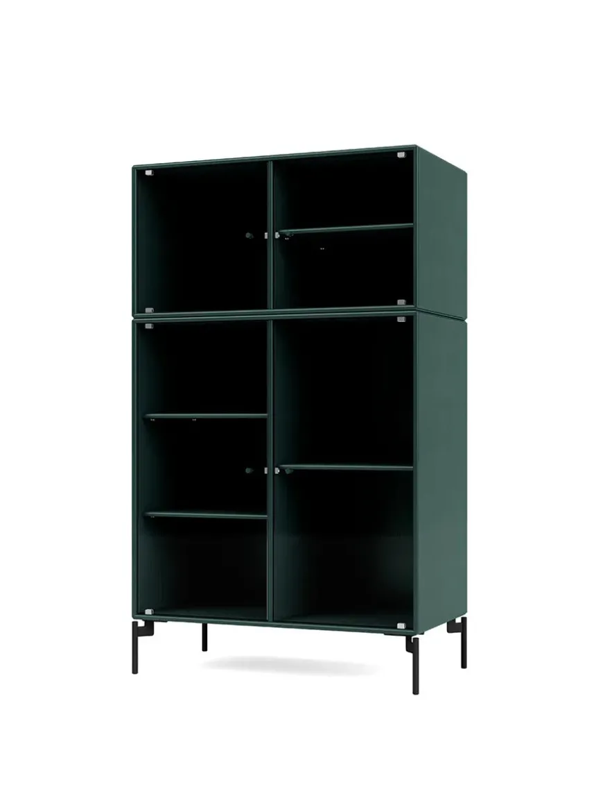 Ripple III Vitrineskab, inkl. ben fra Montana