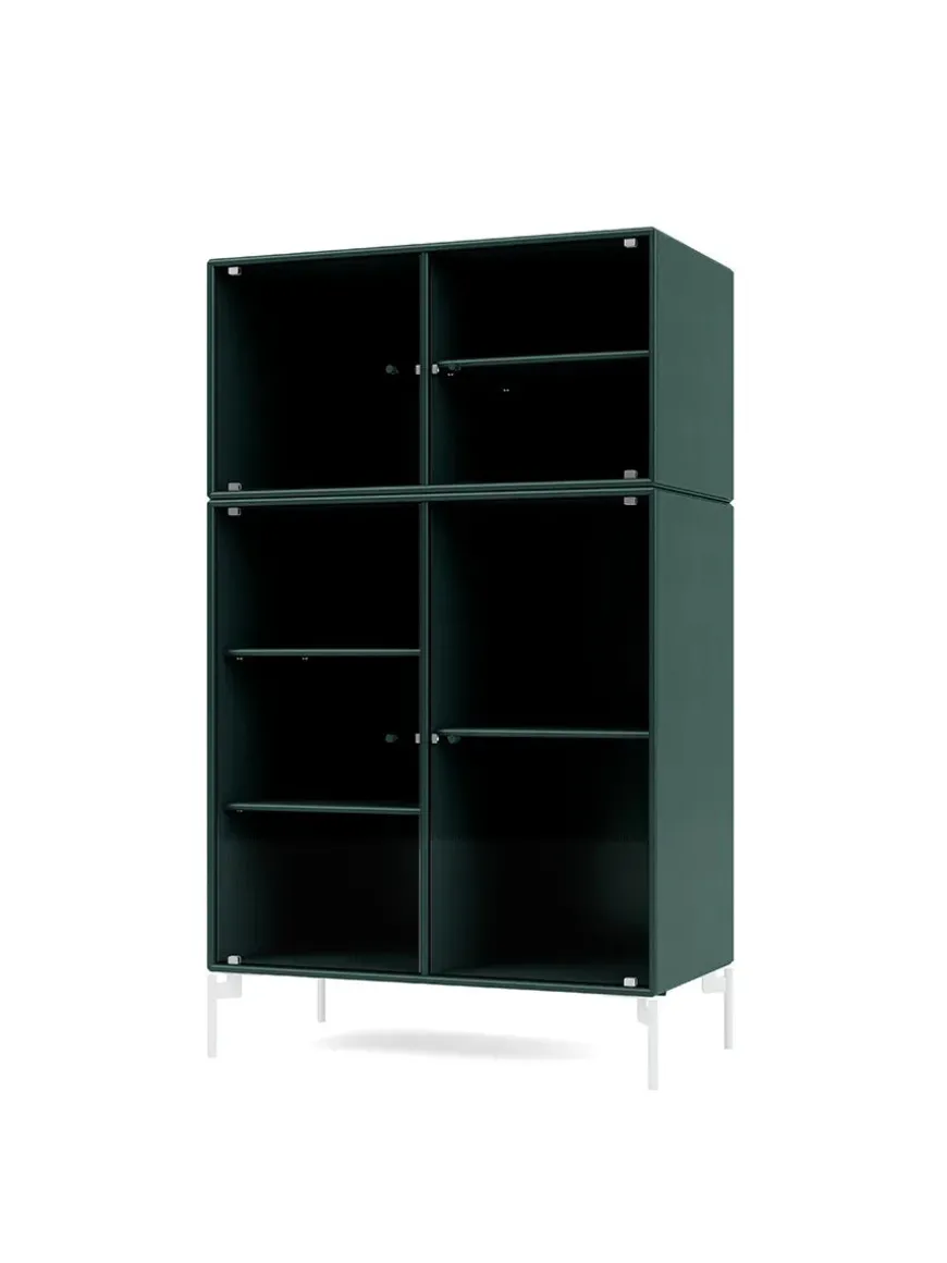 Ripple III Vitrineskab, inkl. ben fra Montana