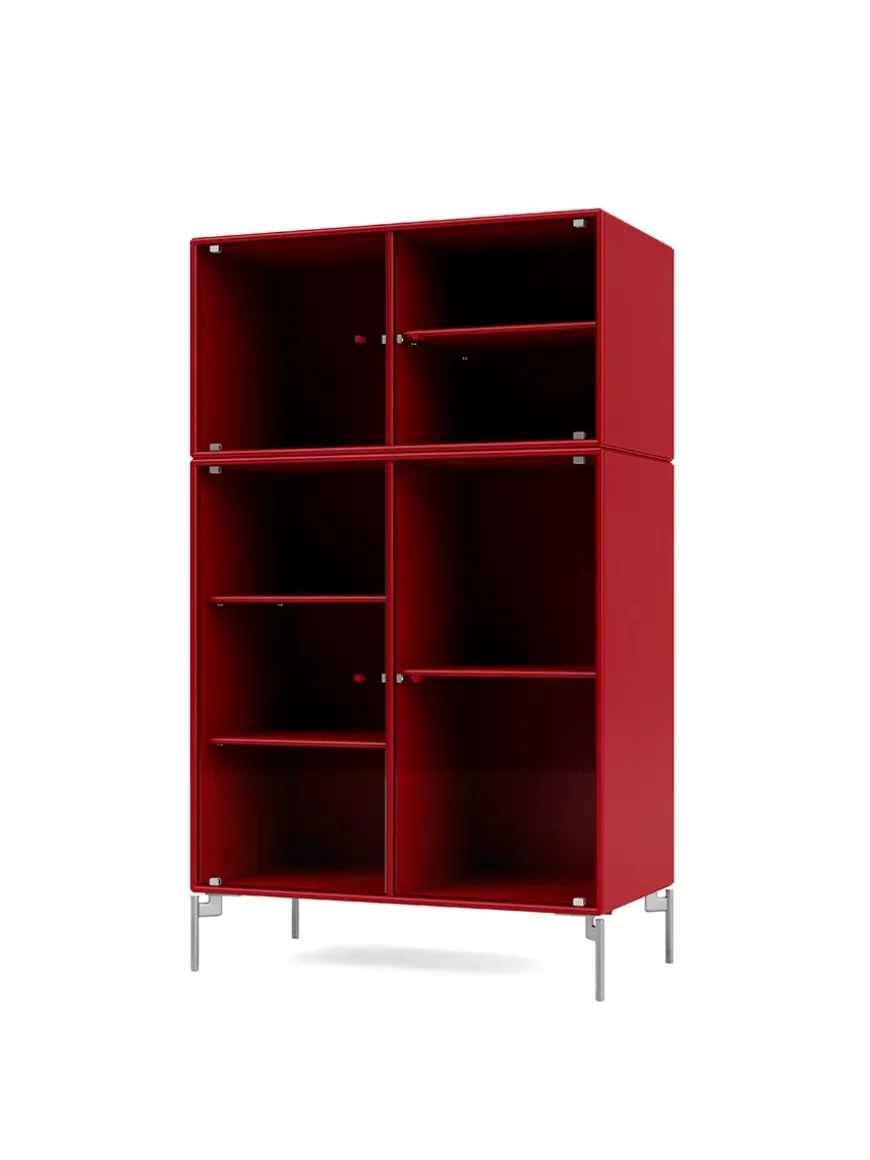 Ripple III Vitrineskab, inkl. ben fra Montana